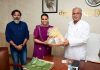 मुख्यमंत्री बघेल से बॉलीवुड फिल्म अभिनेत्री स्वरा भास्कर ने की मुलाकात
