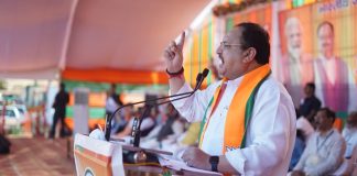 बस्तर पहुंचे जेपी नड्डा कांग्रेस पर भड़के, कहा- नक्सलियों से सिर्फ भाजपा ही लड़ सकती है