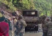इंडियन आर्मी पर हमला, ग्रेनेड अटैक से लगी सेना के ट्रक में आग, 5 जवान हुए शहीद