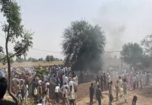 क्रैश होकर घर पर गिरा एयरफोर्स का मिग-21 विमान, 2 लोगों की मौके पर ही मौत