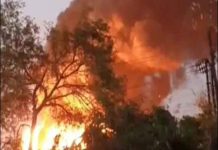 फोम फैक्टरी की भीषण आग में जिंदा जले चार मजदूर, छह झुलसे, रेस्क्यू जारी