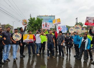 बुलेट राइडर्स कहेंगे हैलो जिंदगी, देंगे नशा मुक्त जिंदगी जीने के टिप्स, रायपुर पुलिस ने किया रैली को रवाना