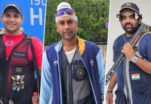 एशियन गेम्स में भारत का शूटिंग के डबल ट्रैप में डबल धमाका, एक गोल्ड..एक सिल्वर जीता
