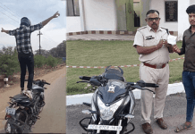चलती बाइक पर खतरनाक स्टंट करना युवक को पड़ा भारी, ट्रैफिक पुलिस ने सबक सिखाने के लिए क्या किया, देखिए