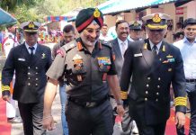 डीजी एनसीसी ने किया प्रयागराज की एनसीसी यूनिट्स का दौरा