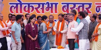 कॉंग्रेस महापौर ने किया भाजपा प्रवेश , सीएम ने कराया प्रवेश