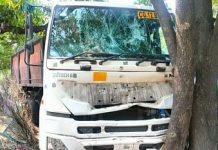CG: ट्रेलर वाहन ने बाइक सवार युवक को मारी टक्कर, मौके पर ही मौत