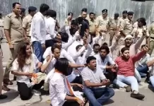 रायपुर में NSUI युवा कांग्रेस का प्रदर्शन, गृह मंत्री विजय शर्मा के इस्तीफे की हुई मांग