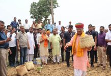 मुख्यमंत्री साय बने किसान, देखिए कैसे पगड़ी पहनकर उतर गए नंगे पांव खेत में