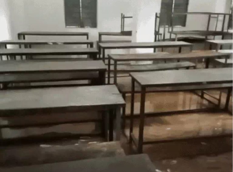 CG के इस जिले में हुई भारी बारिश, स्कूल और घरों में भरा पानी