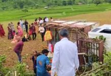 भोरमदेव दर्शन से लौट रहे श्रद्धालुओं से भरी पिकअप पलटी, 11 वर्षीय बच्ची की मौत, कई घायल