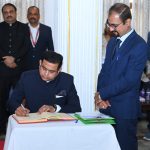 अमिताभ जैन, उमेश अग्रवाल और शिरीष मिश्रा को राज्यपाल ने सूचना आयुक्त की दिलाई शपथ…..