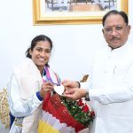कॉमनवेल्थ गेम्स की रजत पदक विजेता ज्ञानेश्वरी यादव को छत्तीसगढ़ सरकार ने ऑउट ऑफ टर्न प्रमोट करके डीएसपी बनाया….. मुख्यमंत्री ने 30 लाख रुपए की प्रोत्साहन राशि देने की भी की घोषणा……
